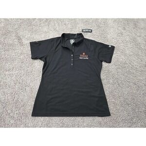 Texas McCombs‎ Polo Shirt Womens L Texas Ogio Black NEW